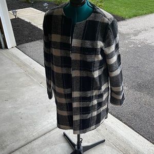 Fleece Plaid Jacket